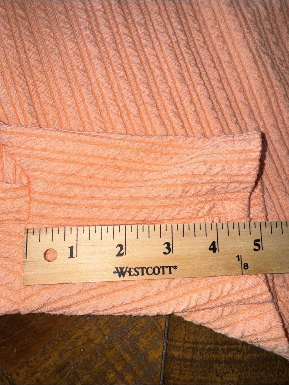 Discount Divas Womens Ribbed Top/Shorts in Peach  Sz XL - Picture 10 of 11